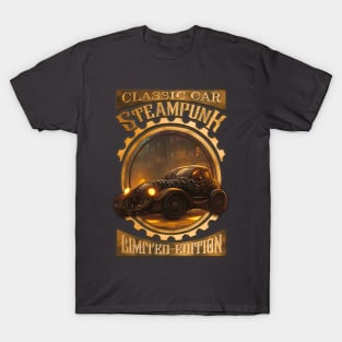 Classic, gothic and elegant steampunk car T-Shirt